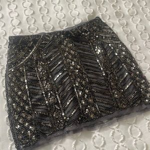 Sequin mini skirt from Vici size medium. Worn once